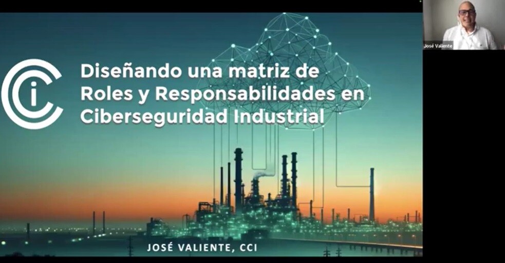 Webinar Diseñando una matriz de roles y responsabilidades en ciberseguridad industrial