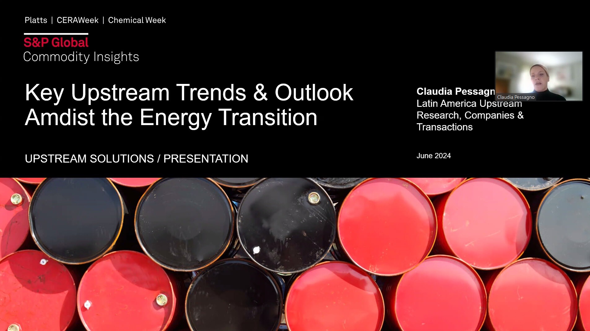 Webinar on Upstream Strategies for the Energy Transition by S&P Global