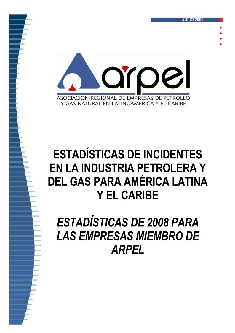 Informe ARPEL Benchmarking Seguridad (datos de 2008)