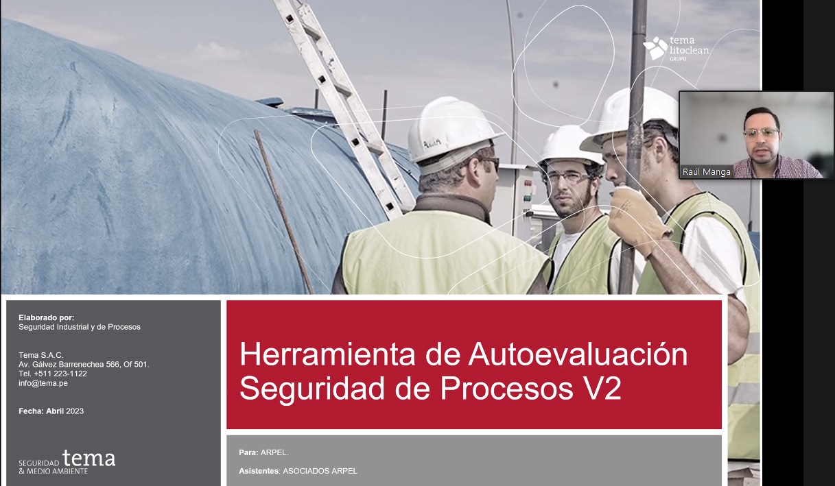 TEMA-Litoclean Webinar on Arpel Process Safety Self-Assessment Tool