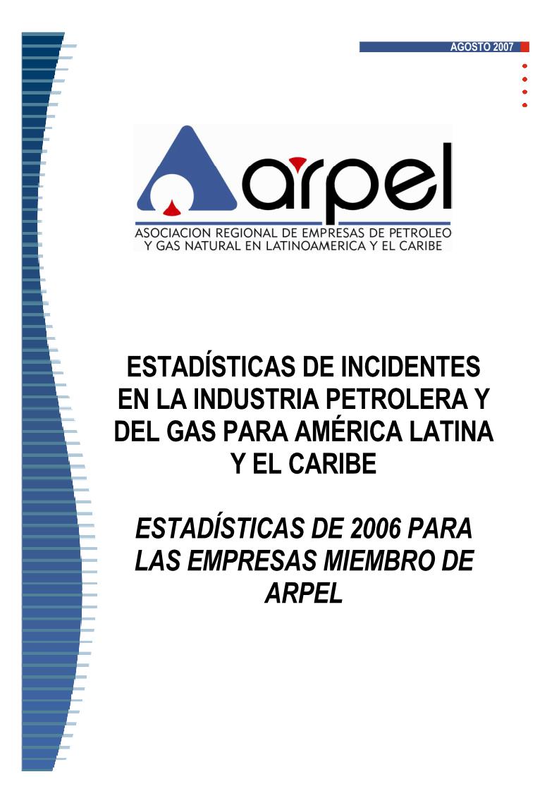 Informe ARPEL Benchmarking Seguridad (datos de 2006)