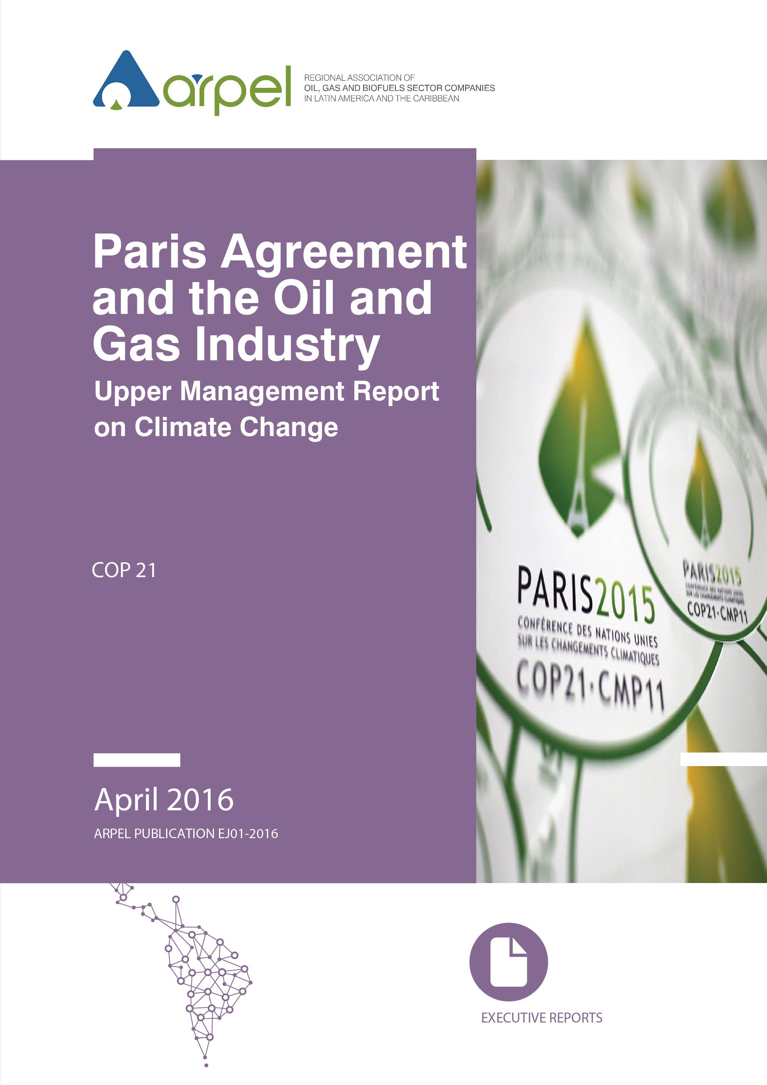 Acuerdo de París y la industria del petróleo y gas